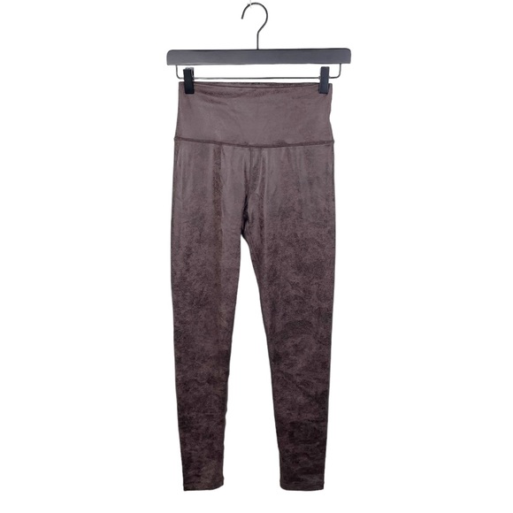 Offline by Aerie The Hugger High Waisted Leggings Brown Crackle Size Small - Picture 1 of 10